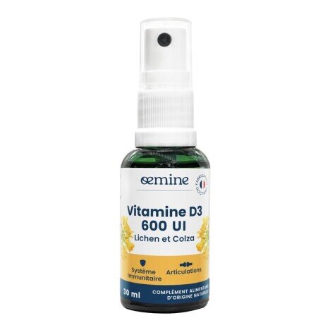 Oemine Vitamina D3 - vegetala, spray picaturi orale